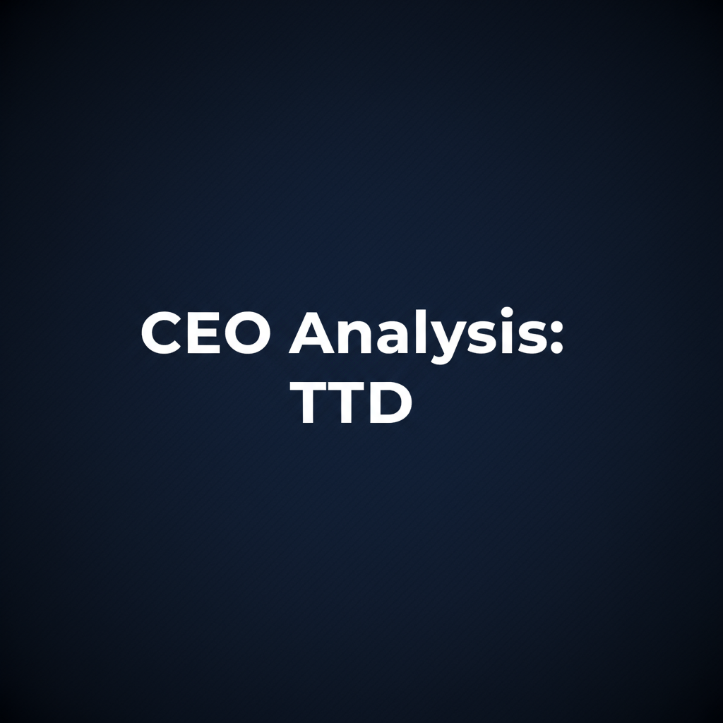 TTD: CEO Green’s CTV Wins May Be Offset by Comms Failures & Feedback Resistance